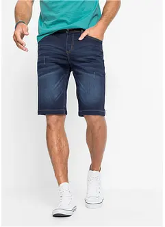 Bermuda di jeans in felpa con taglio comfort, regular fit, bonprix