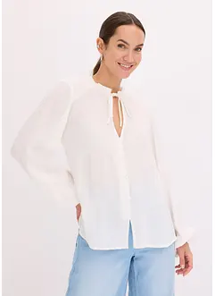 Blusa con righe metallizzate, bonprix