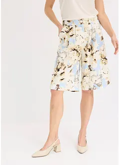 Bermuda in viscosa con pinces, bonprix