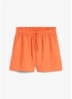 Shorts paper bag in misto lyocell fluente, bonprix