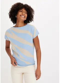 Maglione in filato fine con fili glitterati, bonprix