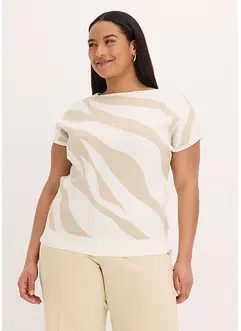 Maglione in filato fine con fili glitterati, bonprix