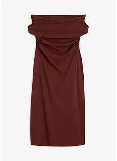Abito midi con spalle scoperte, bonprix