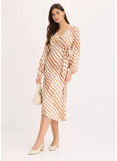 Abito midi in viscosa fluente fantasia, bonprix