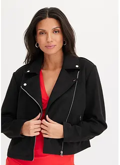 Giacca cropped in similpelle, bonprix