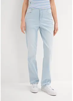 Jeans straight, vita media, bonprix