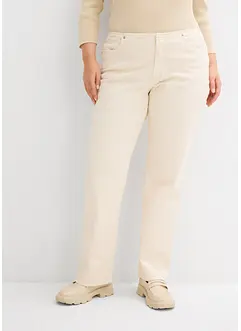Jeans straight, vita media, bonprix