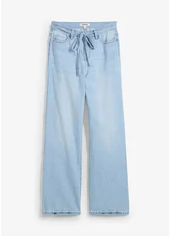 Jeans wide leg con cintura, vita media, bonprix