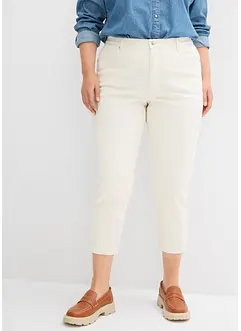 Mom jeans cropped, vita alta, bonprix