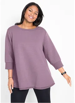 Felpa lunga con viscosa, bonprix