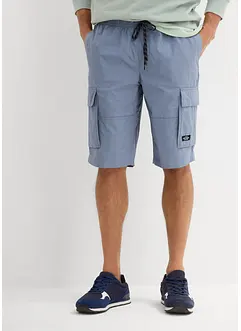 Bermuda cargo con elastico in vita e taglio comfort, regular fit, bonprix