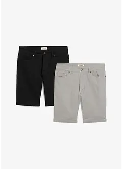 Bermuda elasticizzati, regular fit (pacco da 2), bonprix