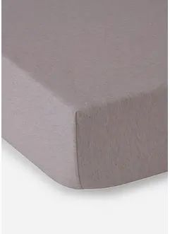 Lenzuolo con angoli in jersey melange, bonprix