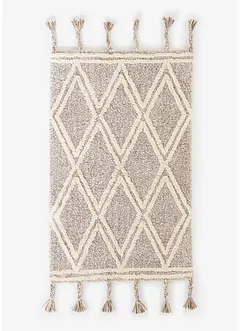 Tappeto da bagno con frange, bonprix