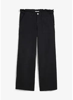 Pantaloni larghi in misto lino fresco, bonprix