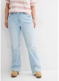 Jeans bootcut, vita alta, bonprix