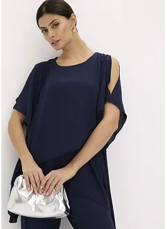Blusa asimmetrica a più veli, bonprix