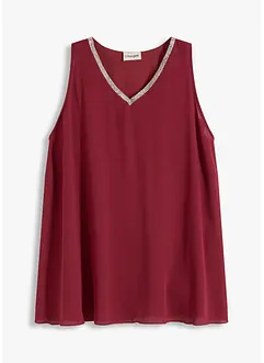 Blusa con strass, bonprix