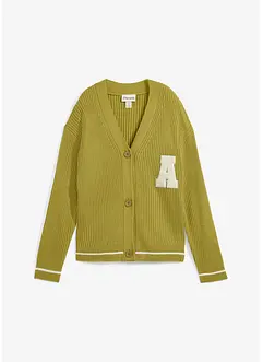 Cardigan oversize con ricami, bonprix