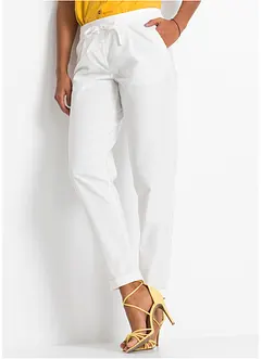 Pantaloni in misto lino, bonprix
