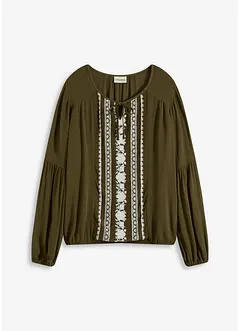 Blusa con ricami, bonprix
