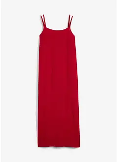 Abito in crêpe stretch con spalline regolabili, bonprix