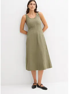 Abito midi con cuciture verticali, bonprix