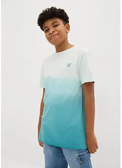 T-shirt dai colori sfumati in puro cotone biologico, bonprix
