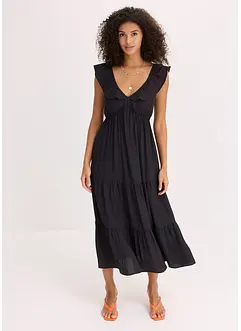 Abito con spalline in misto viscosa fine, bonprix