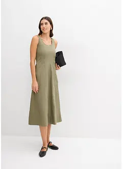 Abito midi con cuciture verticali, bonprix