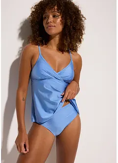Tankini in materiale lucido (set 2 pezzi), bonprix