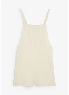 Tuta corta in misto lino leggero, bonprix