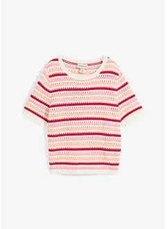 T-shirt di maglia a righe, bonprix