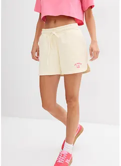 Shorts in felpa di puro cotone biologico, bonprix