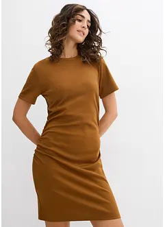 Abito in maglina con arricciatura, bonprix