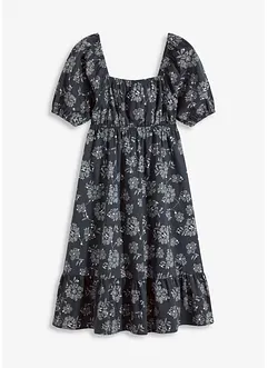 Abito midi con maniche a sbuffo, bonprix