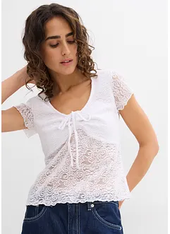 T-shirt in pizzo, bonprix