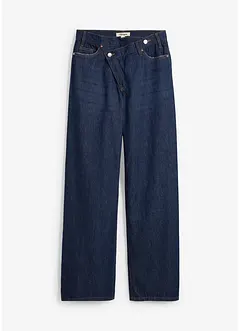 Jeans wide leg, vita media, bonprix