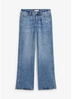 Jeans straight, vita media, bonprix
