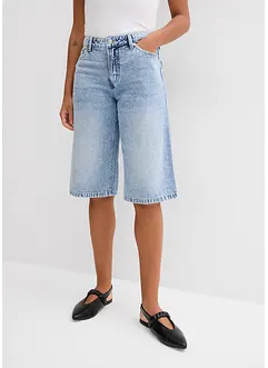 Bermuda in jeans, vita media, bonprix