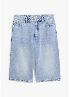 Bermuda in jeans, vita media, bonprix