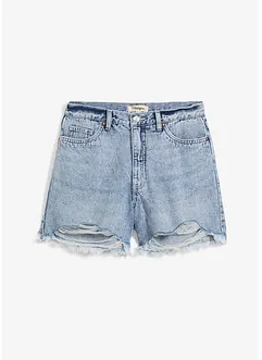 Shorts di jeans, vita alta, bonprix