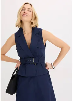 Gilet con cintura, bonprix