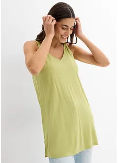 Top lungo in misto lino e viscosa, bonprix