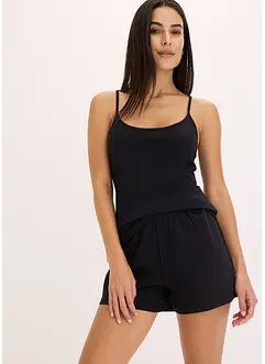 Pigiama estivo con pizzo sulla schiena, bonprix