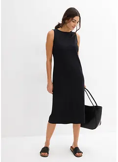 Abito midi in puro cotone biologico pesante, bonprix