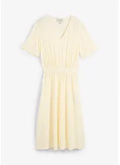 Abito midi in seersucker fresco, bonprix