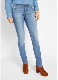 Jeans skinny elasticizzati, vita media, bonprix