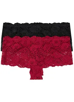 Panty con pizzo (pacco da 2), bonprix