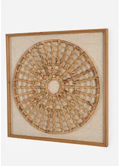 Decorazione da parete con rattan intrecciato, bonprix